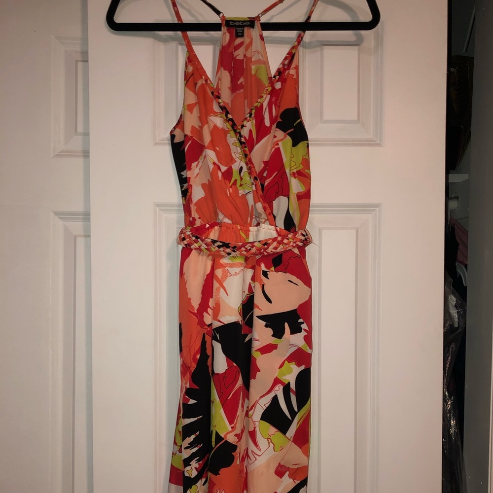 Bebe floral tropical dress